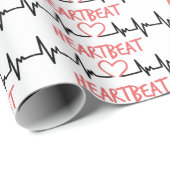 hartslag cadeaupapier (Rol Hoek)