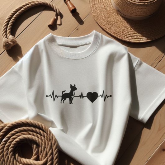 Hartslag chihuahua t-shirt