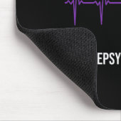 Hartslag ECG Ontwerp Epilepsie Bewustzijn Muismat (Hoek)
