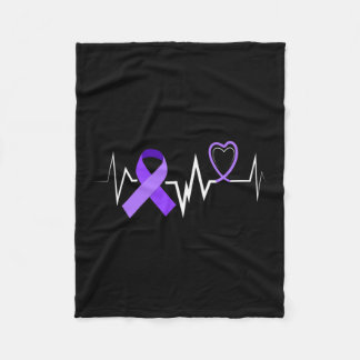 Hartslag Epilepsie Lintepilepsie Aandoening AWAREN Fleece Deken