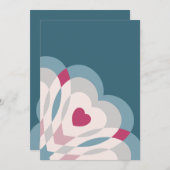 hartslag feestdagenkaart (Voorkant / Achterkant)