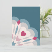 hartslag feestdagenkaart (Staand voorkant)