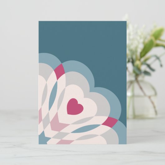 Hartslag Feestdagenkaart (Staand voorkant)