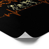 Hartslag Happy Halloween Doctor Nurse Poster (Hoek)