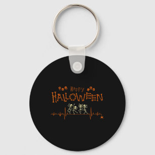 Hartslag Happy Halloween Doctor Nurse Sleutelhanger