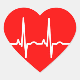 hartslag hart sticker