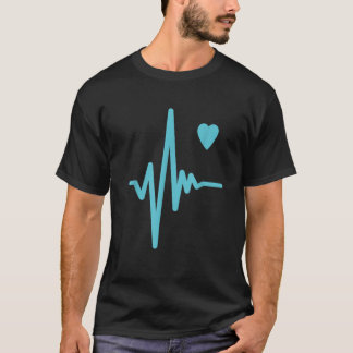 Hartslag Hartslag liefde ritme koppels zoals T-shirt