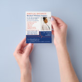 Hartslag, huisarts, verpleegkundige, arts flyer (Hand)