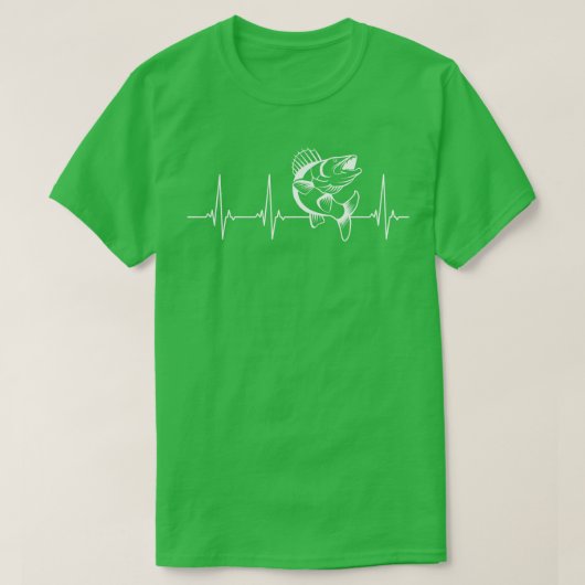 Hartslag in de walleye t-shirt (Design voorkant)