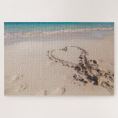 Hartslag in de zand-puzzel legpuzzel (Horizontaal)