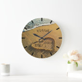 Hartslag in het zand-tropisch strand grote klok (Huis)