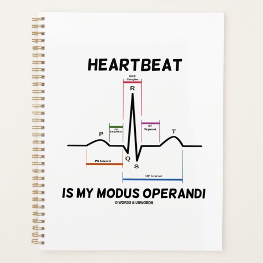 hartslag is mijn bewegingsoperandi-elektrocardiogr planner (Voorkant)