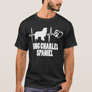 Hartslag - King Charles Spaniel - Hond Beste Vrien T-shirt
