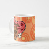 hartslag koffiemok (Voorkant links)