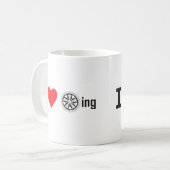 hartslag koffiemok (Voorkant links)