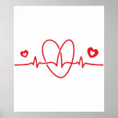 Hartslag krabbels poster (Voorkant)