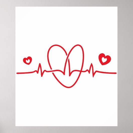 Hartslag krabbels poster (Voorkant)