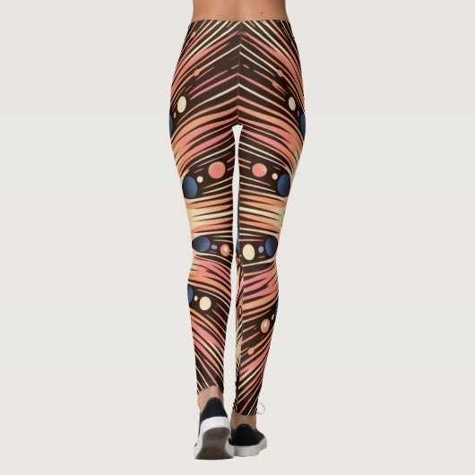 Hartslag Mandala Leggings (Achterkant)
