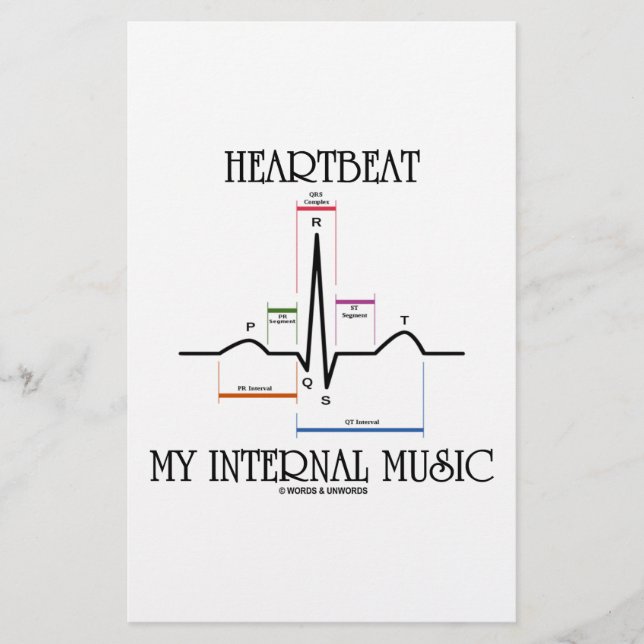 hartslag Mijn interne muziek (ECG/EKG-hartslag) (Voorkant)