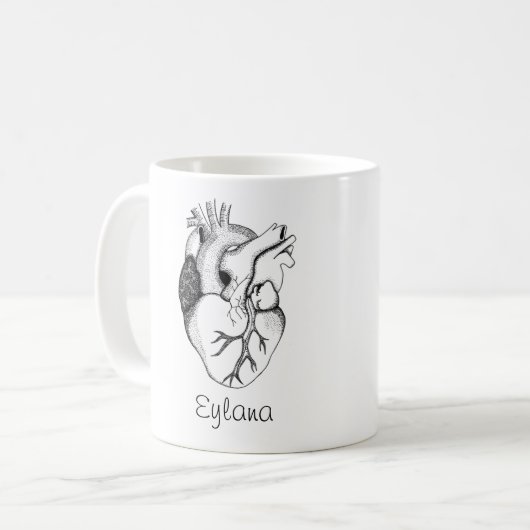 hartslag mok (Voorkant links)