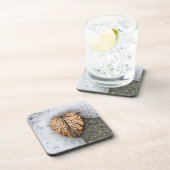 Hartslag op de strand bier onderzetter (Rechterzijde)