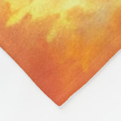 Hartslag op de vuurbak fleece deken (Hoek)