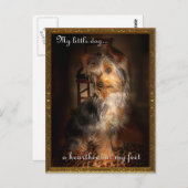 Hartslag op mijn voeten briefkaart (Voorkant / Achterkant)