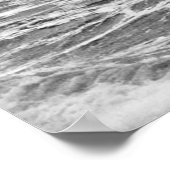 Hartslag op Rocks in de Oceaan Poster (Hoek)