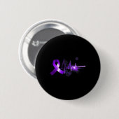 Hartslag Opioïd Ribbon Opioïd Overdosering Bewustm Ronde Button 5,7 Cm (Voorkant /achterkant)