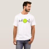 Hartslag Pols - Pickleball - Bal T-shirt (Voorkant volledig)