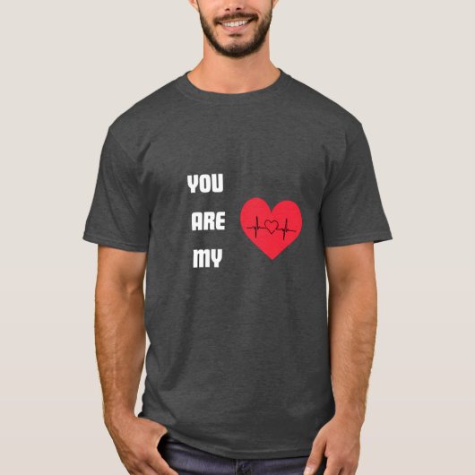 hartslag t-shirt (Voorkant)