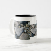 hartslag tweekleurige koffiemok (Voorkant links)