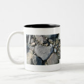 hartslag tweekleurige koffiemok (Links)