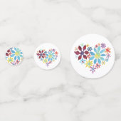 Hartslag van bloemen confetti (Voorkanten)
