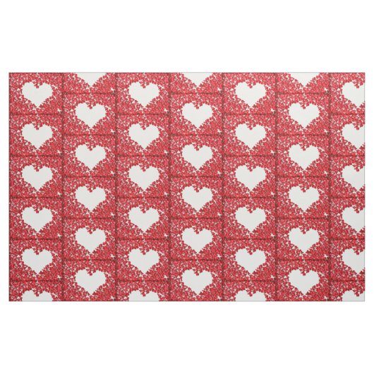 Hartslag van bloemen stof (Fat Quarter)