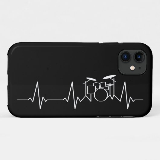 Hartslag van een drummer Case-Mate iPhone case (Achterkant (horizontaal))