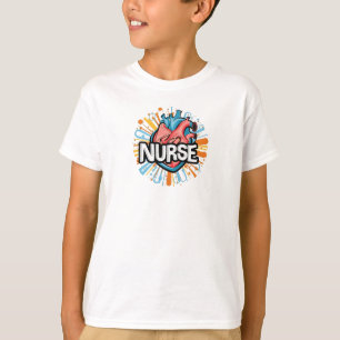 Hartslag van een verpleegster t-shirt