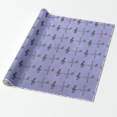 Hartslag van Geluid Cadeaupapier (Uitgerold)