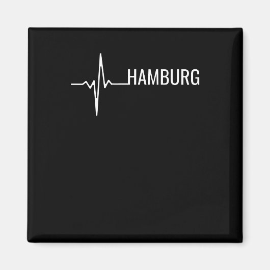 Hartslag van Hamburg Magneet (Voorkant)