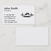 hartslag van het gat visitekaartje (Voorkant / Achterkant)