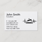 hartslag van het gat visitekaartje (Voorkant)