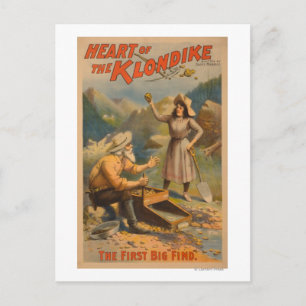 Hartslag van het Klondike Gold Mining Theater Briefkaart