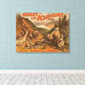 Hartslag van het Klondike Gold Mining Theater Canvas Afdruk (Insitu (Houten vloer))