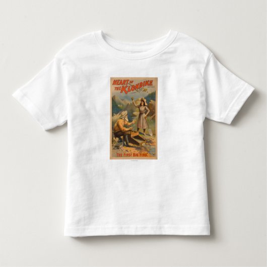 Hartslag van het Klondike Gold Mining Theater Kinder Shirts (Voorkant)