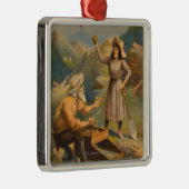 Hartslag van het Klondike Gold Mining Theater Metalen Ornament (Rechts)