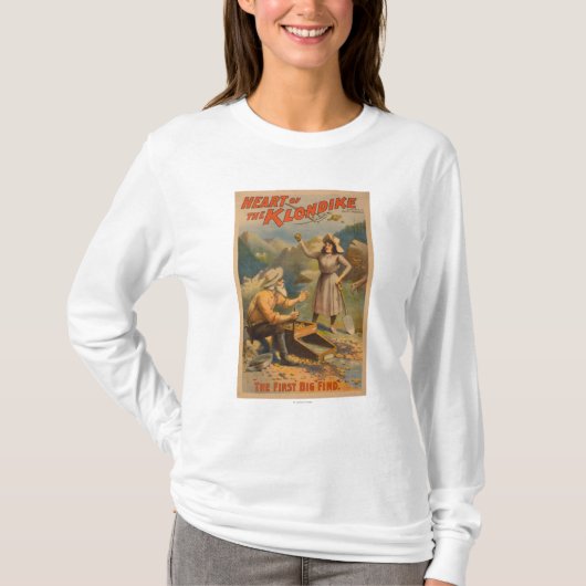 Hartslag van het Klondike Gold Mining Theater T-shirt (Voorkant)