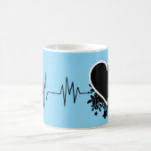 Hartslag van het leven magische mok (Center)