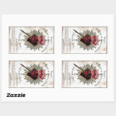 Hartslag van Jezus Sticker (Vel)