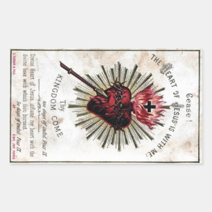 Hartslag van Jezus Sticker