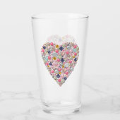 Hartslag van kralen glas (Achterkant)